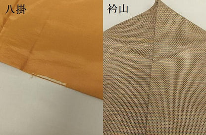平和屋着物●本場大島紬　一元絣　横縞　正絹　逸品　AABB6564zg