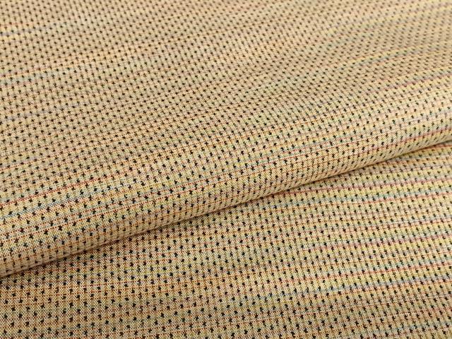 平和屋着物●本場大島紬　一元絣　横縞　正絹　逸品　AABB6564zg