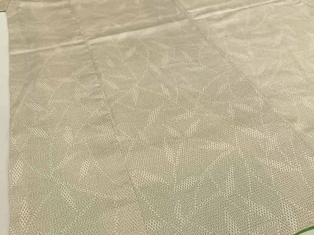 平和屋着物●本塩沢 110亀甲 草木文 正絹 逸品 AABB6567zg