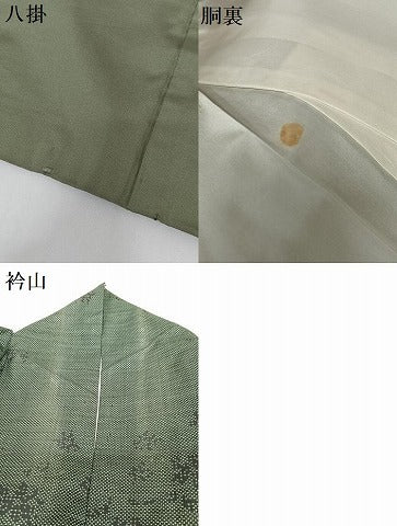 平和屋着物●本場大島紬　一元絣　舞花文　正絹　逸品　AABB6570zg