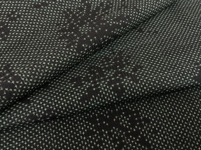 平和屋着物●本場大島紬　一元絣　舞花文　正絹　逸品　AABB6570zg