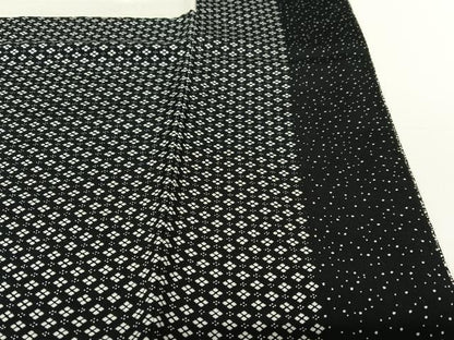 平和屋着物●訪問着 樹林文 黒地 正絹 逸品 AABB6585zg