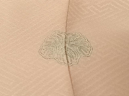平和屋着物●訪問着 駒刺繍 孔雀枝梅花文 金彩 正絹 逸品 AABB6594zg