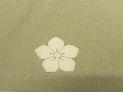 平和屋着物●豪華色留袖　駒刺繍　孔雀花文　金彩　正絹　逸品　AABB6596zg