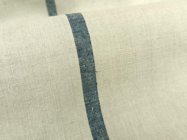 平和屋着物▽銀座 志ま亀 本場結城紬 重要無形文化財 単衣 縞 たとう紙付き 正絹 逸品 AABB6609np