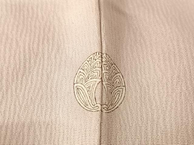 平和屋着物▽銀座 志ま亀 訪問着 単衣 手描き 草花文 たとう紙付き 正絹 逸品 AABB6610np