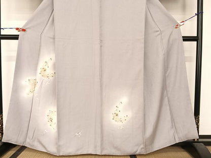 平和屋着物●訪問着 駒刺繍 吉祥文 暈し染め 金糸 正絹 逸品 AABB6611np