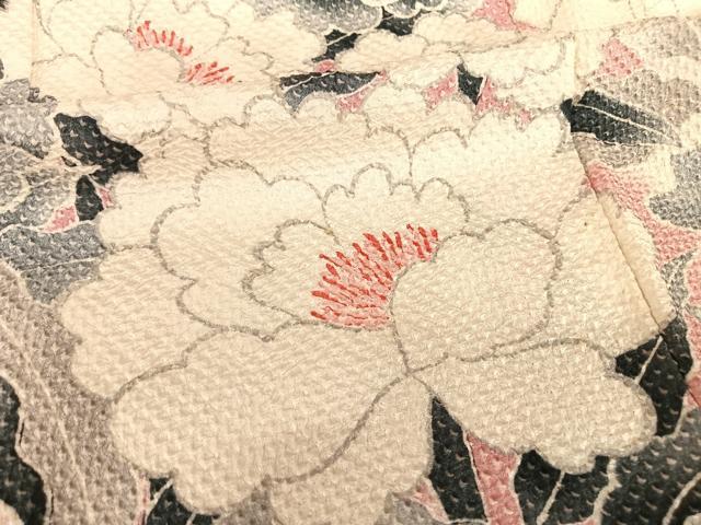 平和屋着物●名門 藤娘きぬたや・総絞り 振袖 草花文 正絹 逸品 AABB6619np