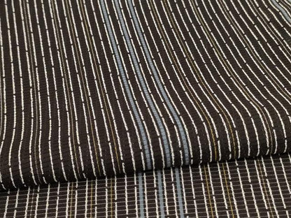 平和屋着物＊夏物 小紋 絽 変わり縞 洗える着物 AABB6685jd