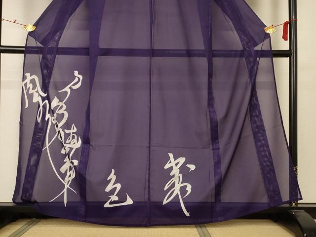 平和屋着物＊夏物 訪問着 絽 文字文 洗える着物 AABB6689jd