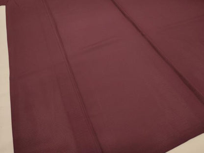 平和屋着物＊夏物 色無地 絽 黒鳶色 正絹 逸品 AABB6695jd