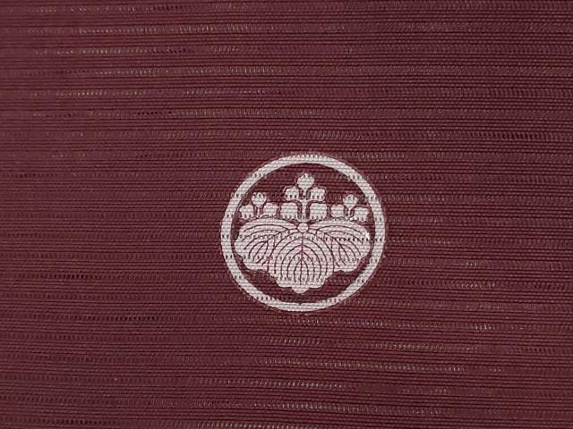 平和屋着物＊夏物 色無地 絽 黒鳶色 正絹 逸品 AABB6695jd