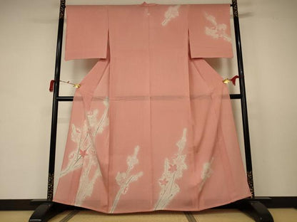 平和屋着物＊夏物 訪問着 絽 枝花文 正絹 逸品 AABB6696jd