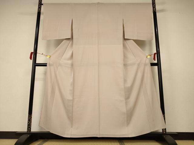 平和屋着物＊夏物 色無地 絽 肌色 正絹 逸品 AABB6697jd