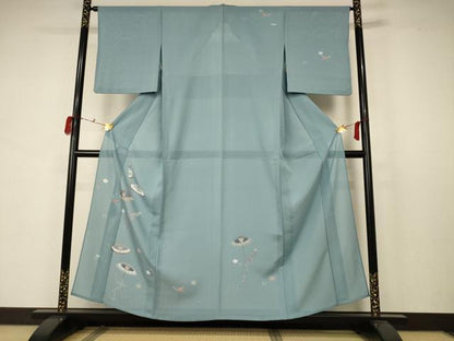 平和屋着物＊夏物 訪問着 絽 番傘 正絹 逸品 AABB6698jd