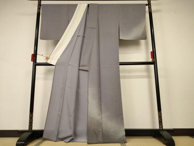 平和屋着物＊夏物　訪問着　絽　立波文　暈し染め　洗える着物　AABB6699jd
