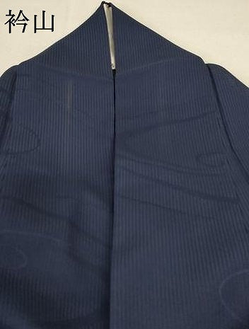 平和屋着物＊夏物 色無地 縦絽 流水紋紗 青褐色 正絹 逸品 AABB6704jd