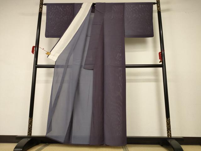 平和屋着物＊夏物 江戸小紋 絽 角通し 正絹 逸品 AABB6716jd