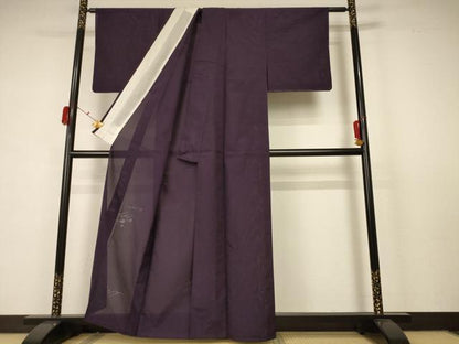 平和屋着物＊夏物 色無地 縦絽 立波紋紗 正絹 逸品 AABB6719jd