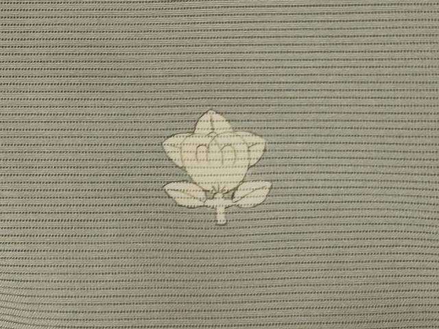 平和屋着物＊夏物 色無地 絽 柳鼠色 正絹 逸品 AABB6720jd