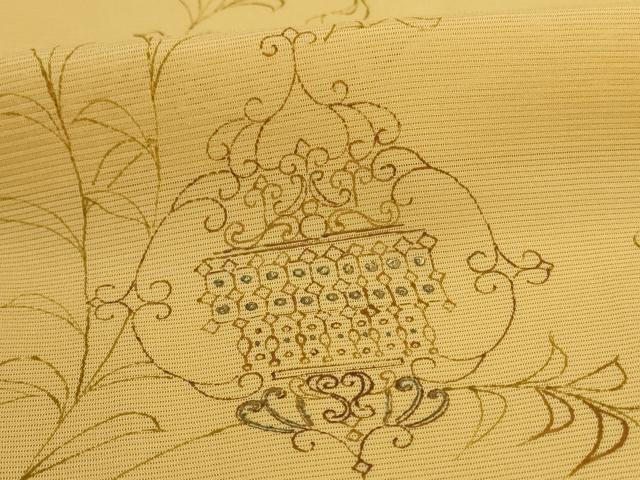 平和屋着物＊夏物 訪問着 絽 飾花文 正絹 逸品 AABB6730jd
