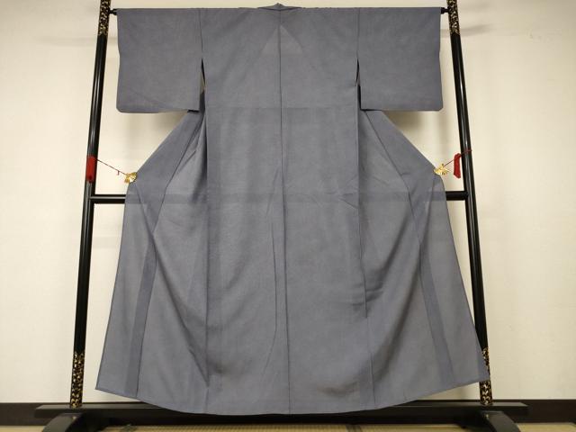 平和屋着物＊夏物 江戸小紋 絽 鮫小紋柄 正絹 逸品 AABB6733jd