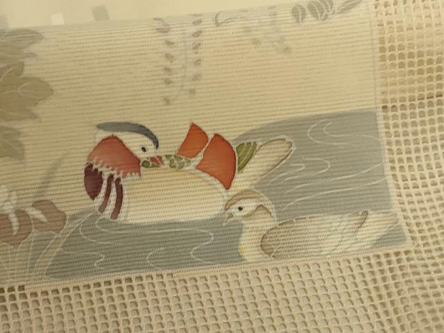 平和屋着物＊夏物 訪問着 絽 草花文 正絹 逸品 AABB6735jd