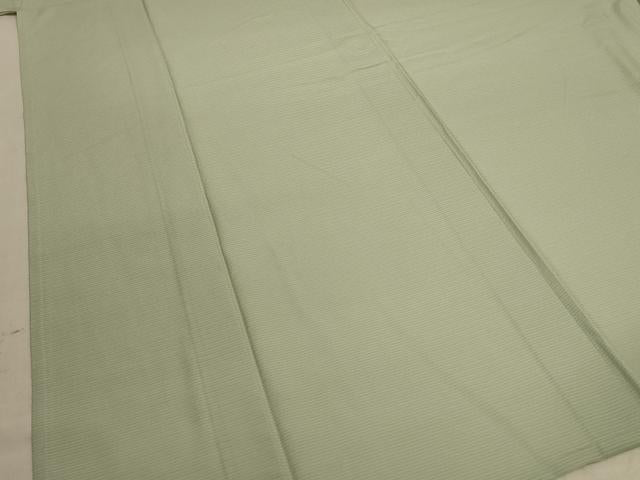 平和屋着物＊夏物 色無地 絽 若菜色 正絹 逸品 AABB6740jd