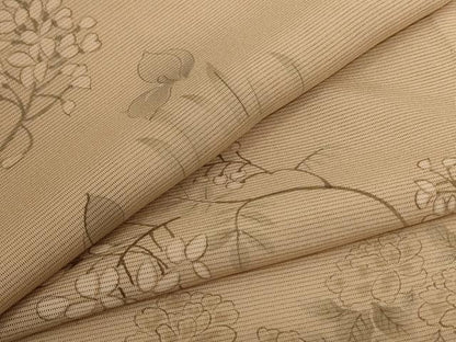 平和屋着物＊夏物 小紋 絽 手描き 草花文 正絹 逸品 未使用 AABB6742jd