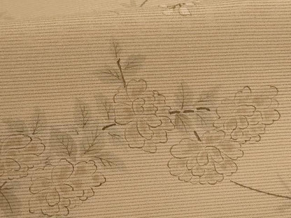 平和屋着物＊夏物 小紋 絽 手描き 草花文 正絹 逸品 未使用 AABB6742jd