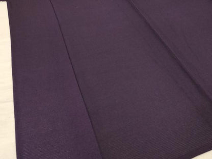 平和屋着物＊夏物 色無地 絽縮緬 黒紅色 正絹 逸品 AABB6751jd