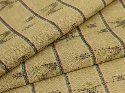 平和屋着物＊夏物 小紋 紗 絣文 AABB6752jd