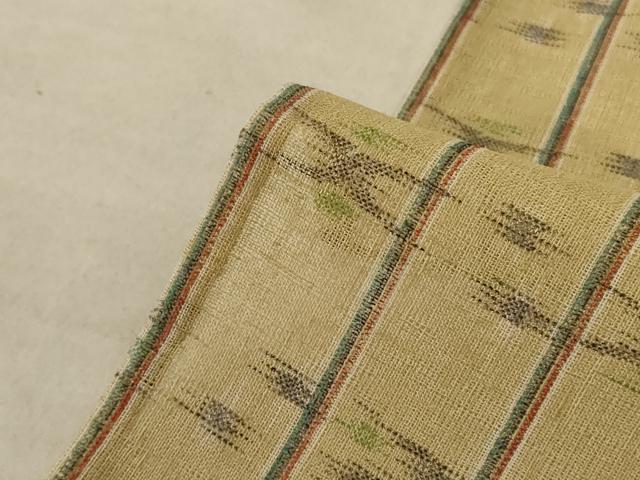 平和屋着物＊夏物 小紋 紗 絣文 AABB6752jd
