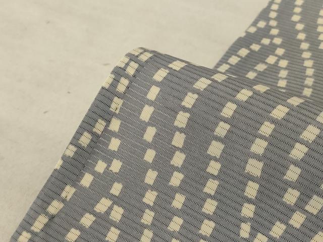 平和屋着物＊夏物 小紋 絽 変わり縞 正絹 逸品 AABB6755jd