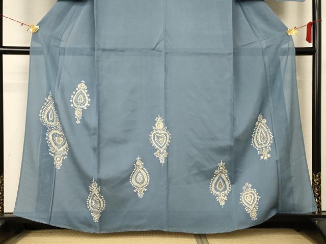 平和屋着物＊夏物 訪問着 絽 飾花文 金彩 正絹 逸品 未使用 AABB6758jd