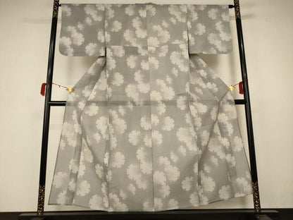 平和屋着物＊夏物 本場大島紬 夏大島 紗 雪輪文 正絹 逸品 未使用 AABB6763jd