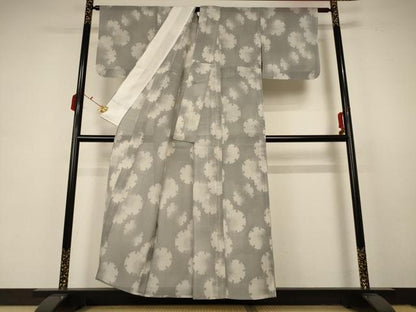 平和屋着物＊夏物 本場大島紬 夏大島 紗 雪輪文 正絹 逸品 未使用 AABB6763jd