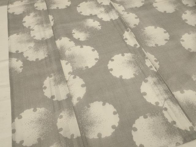 平和屋着物＊夏物 本場大島紬 夏大島 紗 雪輪文 正絹 逸品 未使用 AABB6763jd