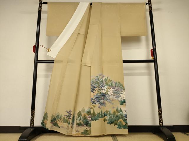 平和屋着物＊夏物 色留袖 絽 風景文 正絹 逸品 AABB6765jd