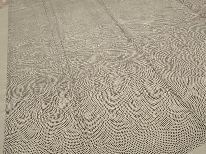 平和屋着物＊夏物　重要無形文化財　人間国宝　中村勇二郎　江戸小紋　絽　鮫小紋柄　正絹　逸品　AABB6766jd