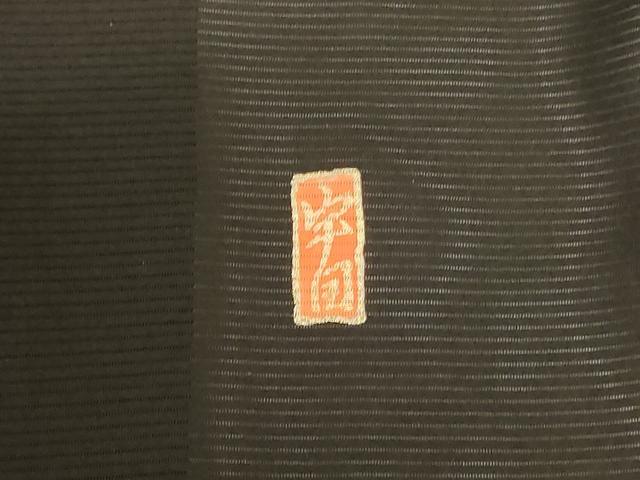 平和屋着物＊夏物 黒留袖 絽 作家物 立波飛鶴文 金彩 正絹 逸品 AABB6767jd
