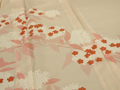 平和屋着物＊夏物 訪問着 絽 紫陽花 銀彩 正絹 逸品 AABB6779jd