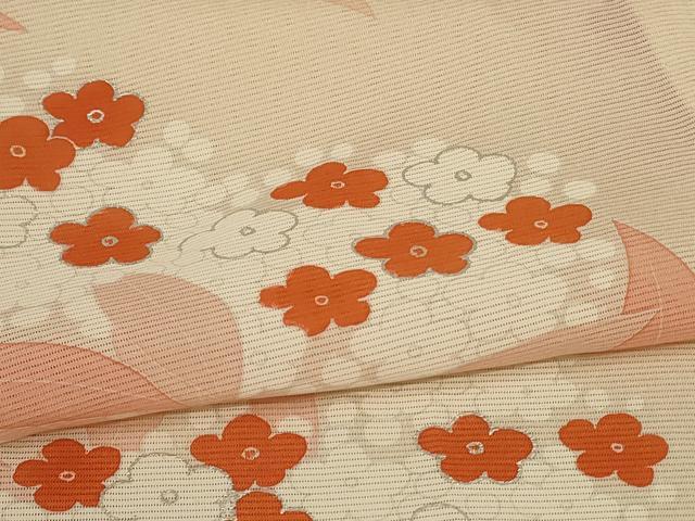 平和屋着物＊夏物 訪問着 絽 紫陽花 銀彩 正絹 逸品 AABB6779jd