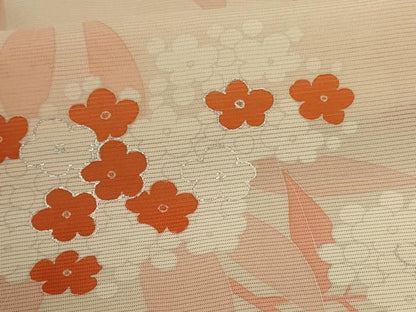 平和屋着物＊夏物 訪問着 絽 紫陽花 銀彩 正絹 逸品 AABB6779jd