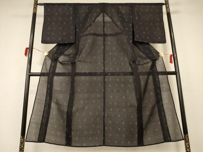 平和屋着物＊夏物 本場大島紬 夏大島 吉祥文 正絹 逸品 AABB6783jd