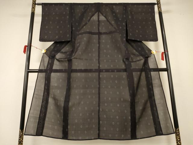 平和屋着物＊夏物 本場大島紬 夏大島 吉祥文 正絹 逸品 AABB6783jd