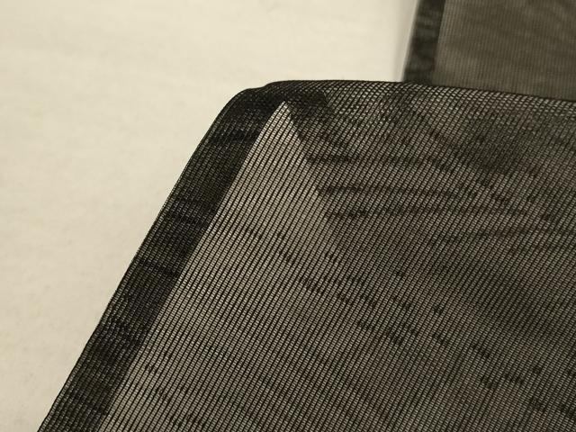 平和屋着物＊夏物 小紋 紗 立波文 正絹 逸品 AABB6786jd