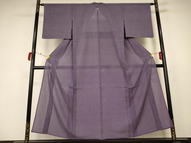 平和屋着物＊夏物 小紋師 黒岩秀硯 江戸小紋 絽 鮫小紋柄 正絹 逸品 AABB6787jd