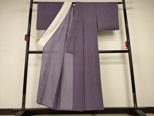 平和屋着物＊夏物 小紋師 黒岩秀硯 江戸小紋 絽 鮫小紋柄 正絹 逸品 AABB6787jd