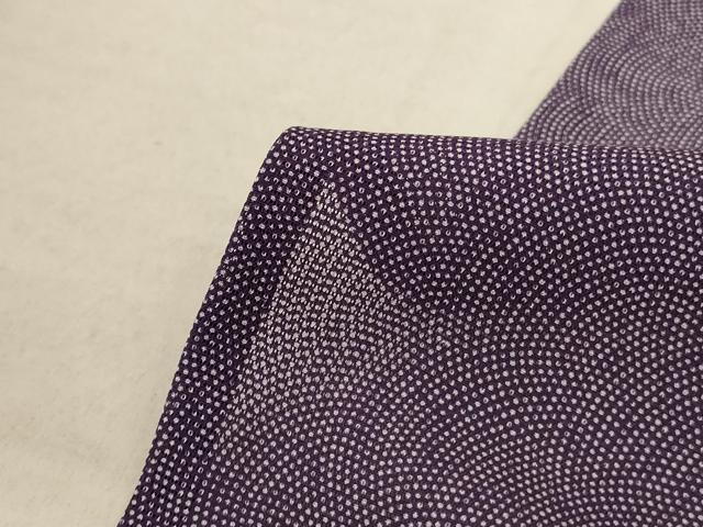 平和屋着物＊夏物 小紋師 黒岩秀硯 江戸小紋 絽 鮫小紋柄 正絹 逸品 AABB6787jd